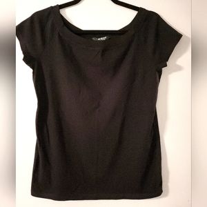 NWOT Ralph Lauren Boatneck Retro Vintage Preppy Babydoll Sleeve Shirt XL 12-14